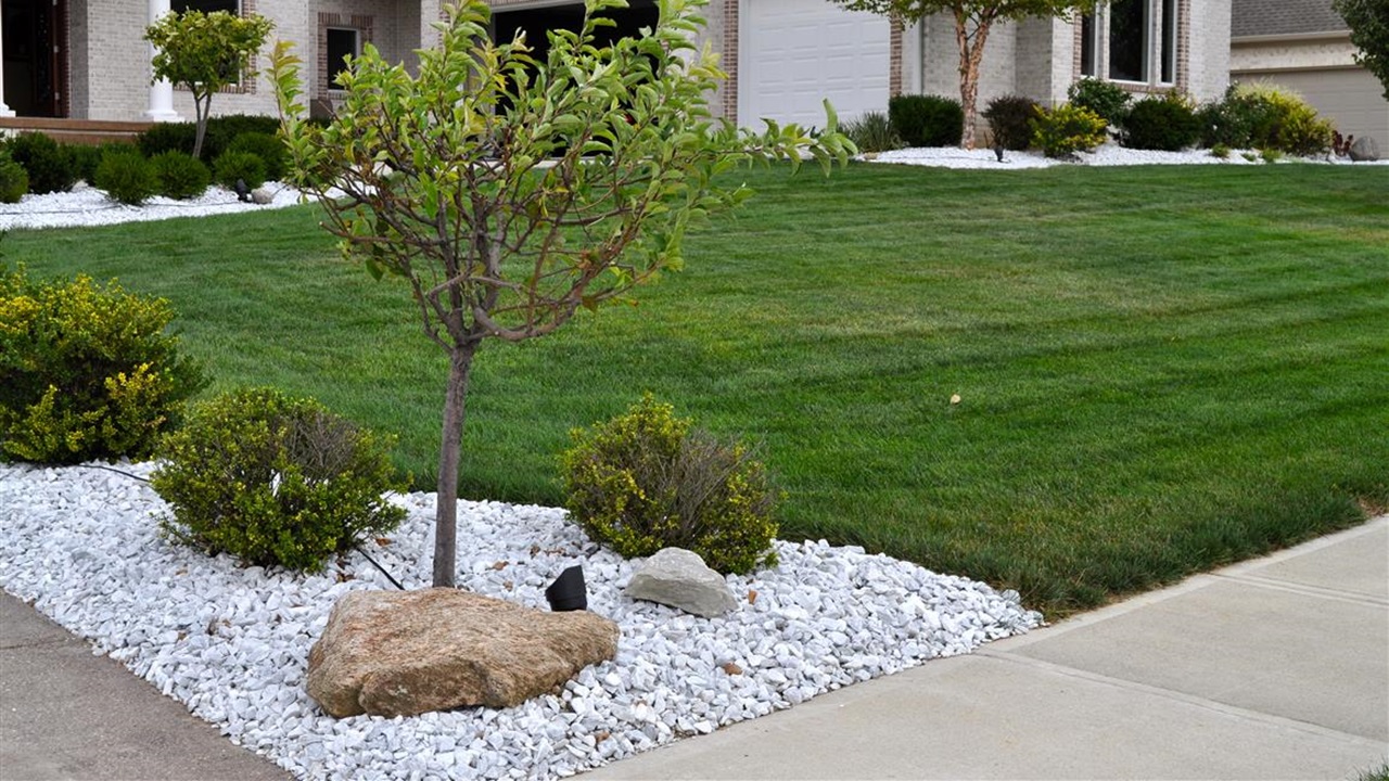 Boosting Commercial Property Value with White Landscaping Rock in Bulk